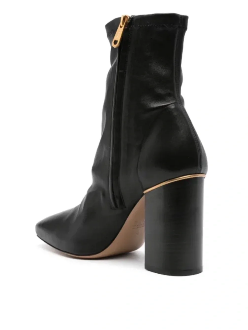 Chloé
90mm Ambre ankle boots
 Ankle Boots with Gold Trim NWT size 40 or 9.5 - Picture 3 of 13
